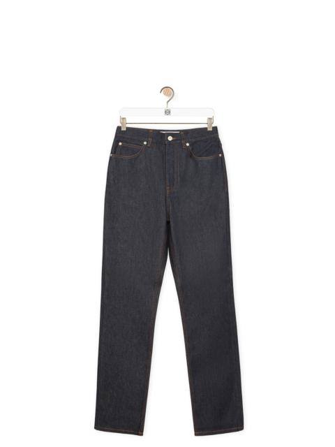 Loewe Straight leg jeans in raw denim