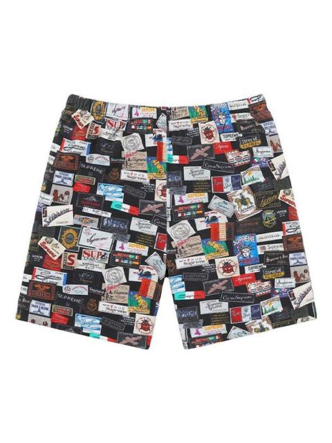 Supreme Supreme SS21 Week 14 Labels Pique Short 'Multi-Color' SUP-SS21-753