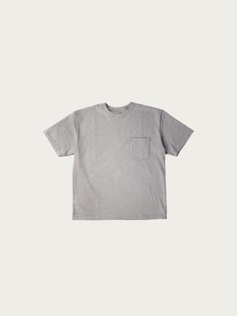 orSlow Sturdy Cotton T-Shirt With Pocket - Heather Gray