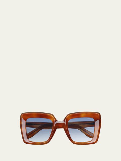 LAPIMA Teresa Acetate Square Sunglasses