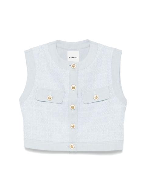 Sandro tweed jacket