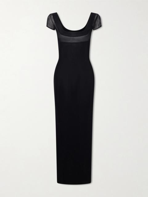 SAINT LAURENT Knitted Maxi Dress
