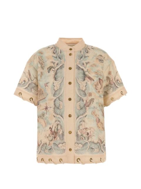 Zimmermann graphic-pattern shirt