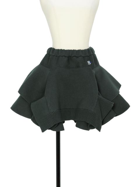 sacai Cotton Cashmere Knit Skirt