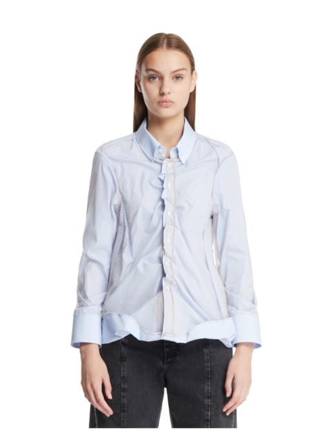 Maison Margiela Blue Layered Shirt