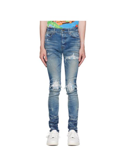 AMIRI Indigo Distressed Jeans