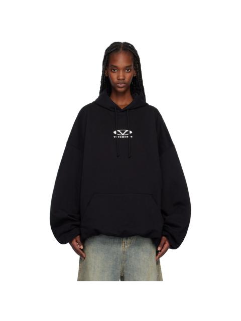 VETEMENTS Black Oval Logo Hoodie