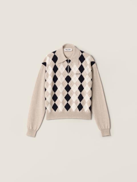 Miu Miu Cashmere polo sweater