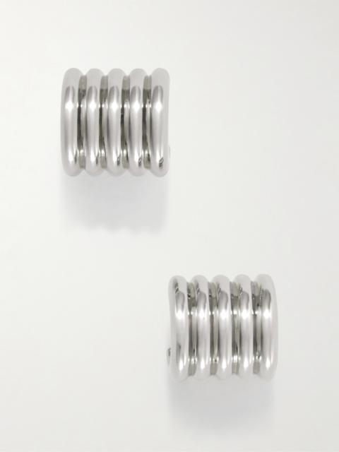 DÉHANCHE Hollyhock Silver-toned Earrings