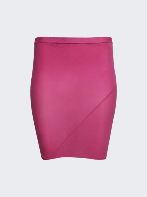 Rick Owens Wolfy Mini Skirt Hot Pink