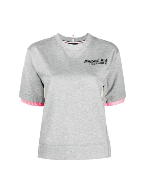 Moncler Grenoble double-sleeve logo-print T-shirt