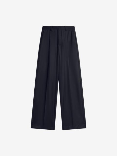 The Frankie Shop Milena Chevron Tailored Trousers - Black