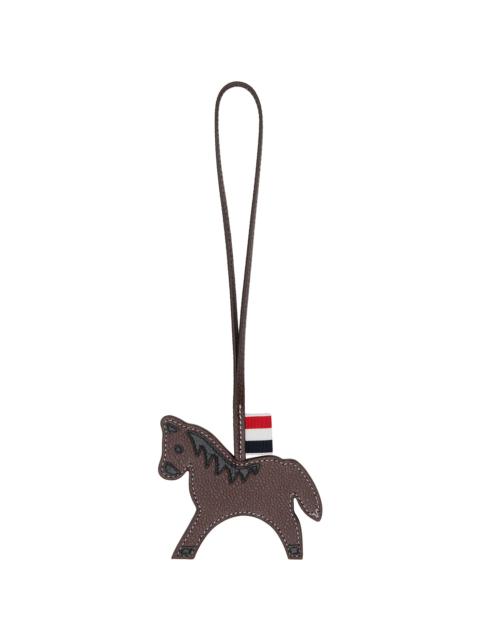 Thom Browne Brown Horse Bag Charm