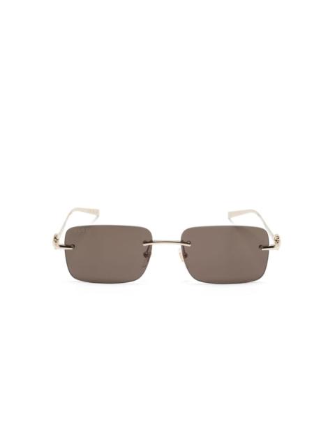 GUCCI rectangle-frame sunglasses