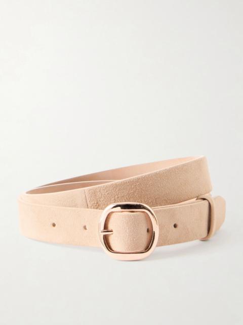 GABRIELA HEARST Elster suede belt Beige
