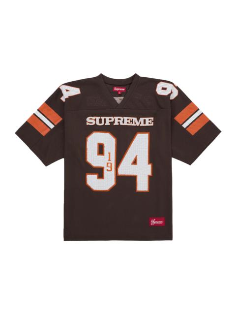 Supreme Supreme Sequin Football Jersey Brown