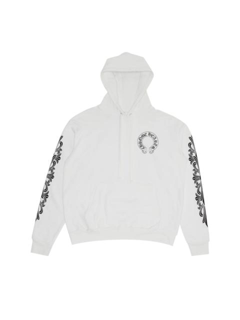 Chrome Hearts Chrome Hearts Floral Horseshoe Hoodie 'White'