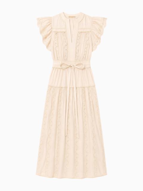 ULLA JOHNSON Dani Short Sleeve Cotton Dress