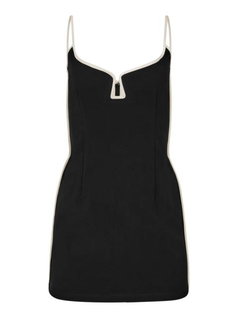 Paris Georgia Marlo Keyhole Cutout Mini Dress black