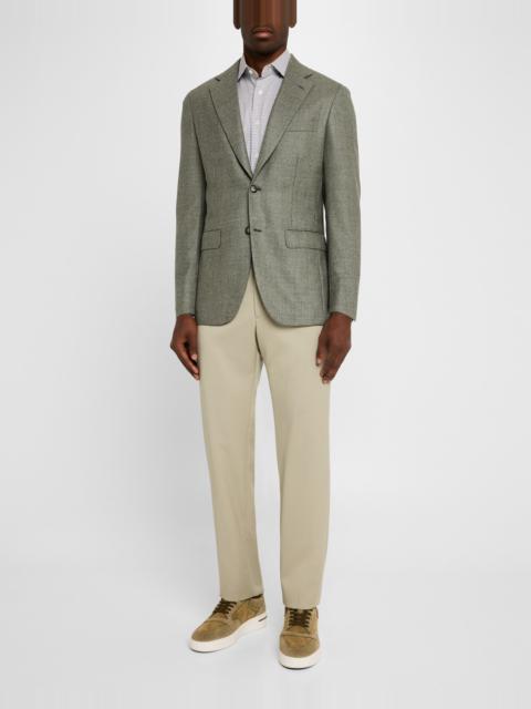 Men's Textured Wool-Cashmere Blazer