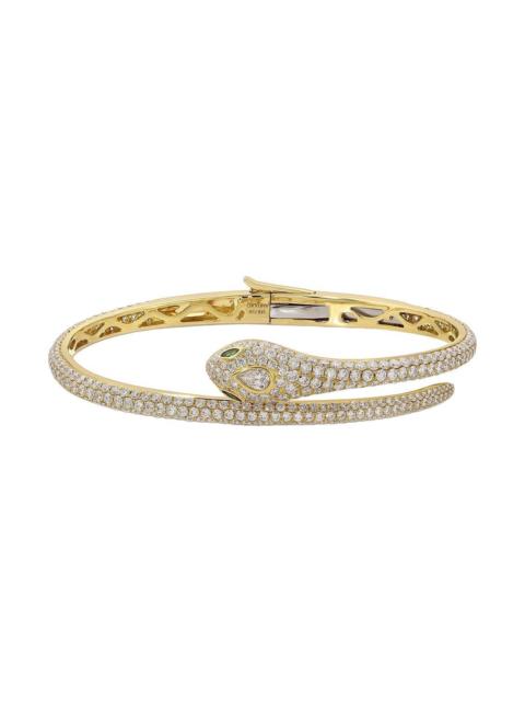 ANITA KO Diamond Snake Coil Bracelet