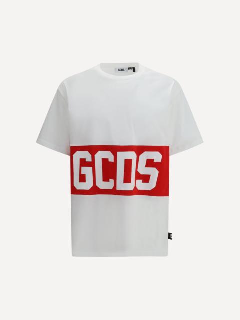 GCDS Regular T-shirt with Logo Band