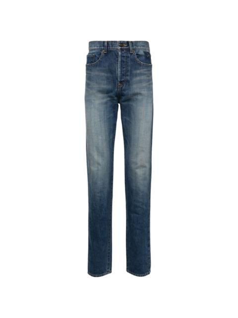 mid-rise skinny jeans