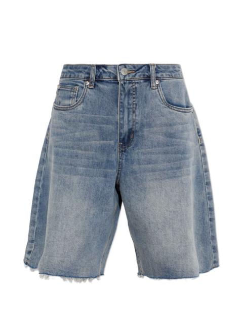 GESTUZ GZnoma raw-cut denim shorts