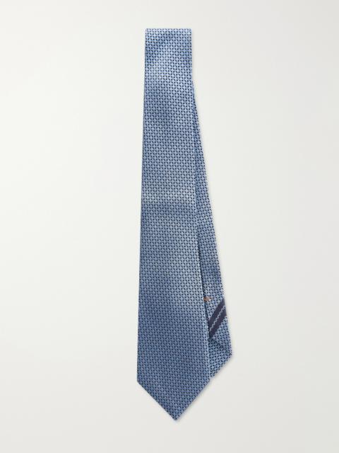 ZEGNA 8cm Silk-Jacquard Tie