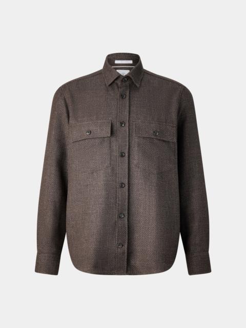BOGNER Shirt Heiko in Dark brown