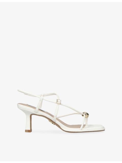 STEVE MADDEN Jackpots 253 Faux-Leather Heeled Sandals