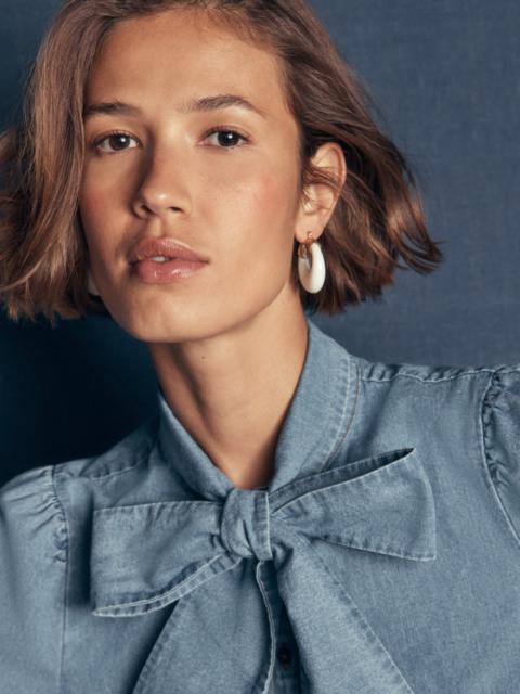 BODEN Curved Resin Hoops-Ivory