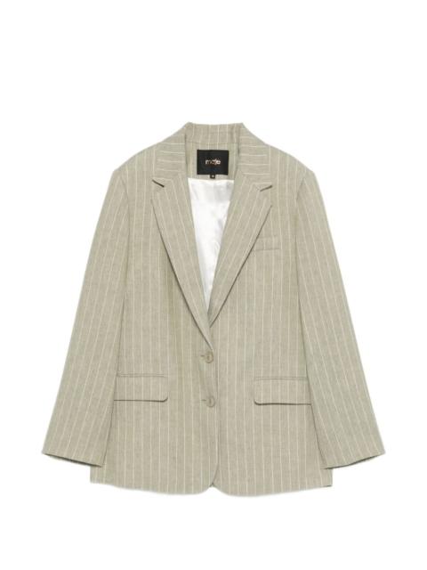 maje pinstripe-pattern blazer