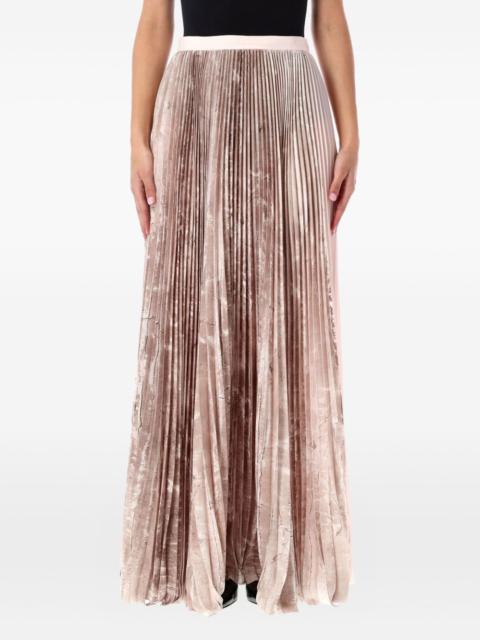 FABIANA FILIPPI pleated satin-effect maxi skirt