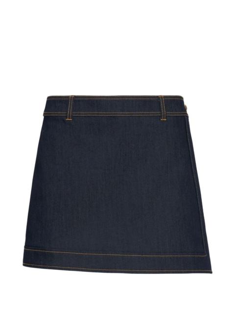 Cinq à Sept Larsa contrast-stitching mini skort