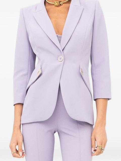 ELISABETTA FRANCHI button trim blazer