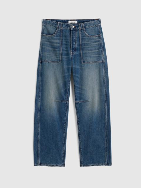 Madewell The Curvy Darted Barrel-Leg Jean