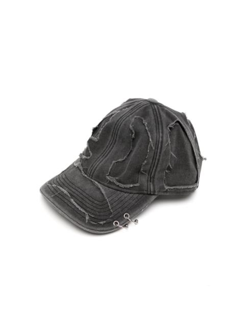 VETEMENTS distressed denim cap