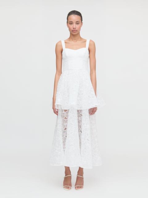 Hill House Home The Isabelle Dress - White Floral Organza