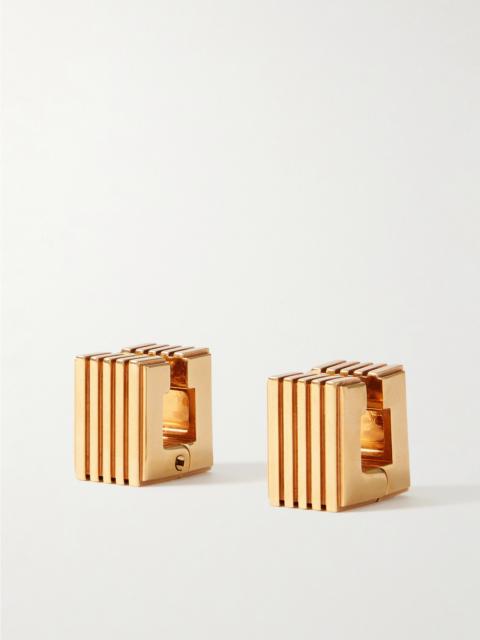 KHAITE Empire Gold-plated Hoop Earrings