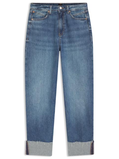 RELAXED-FIT JEANS WITH BALLOON LEG
