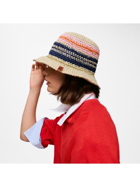 TOUS Blue multicolor Hat TOUS Stripes Straw