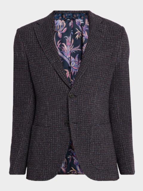 Etro Men's Roma Boucle Single-Breasted Sport Coat