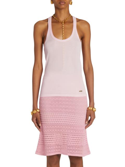 Racerback Jersey Rib Tank