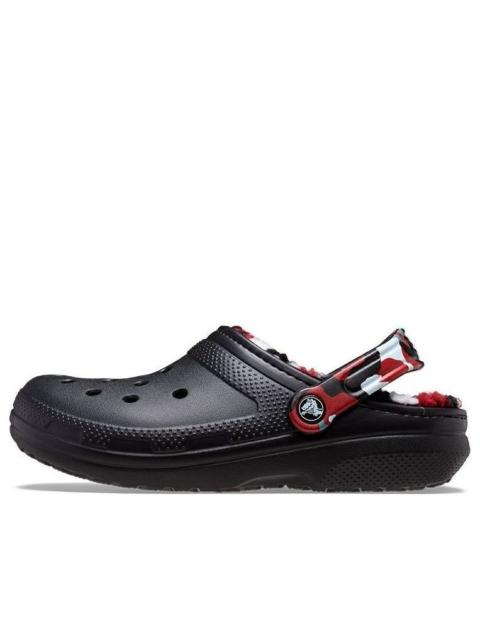 crocs Crocs Classic Lined Camo Clog 'Black & Red' 208047-063