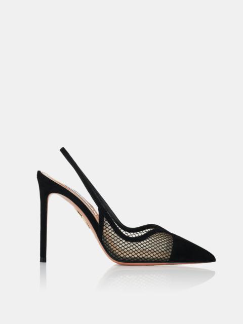 AQUAZZURA Gia Mesh Sling 105