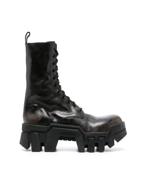 BALENCIAGA Bulldozer lace-up boots