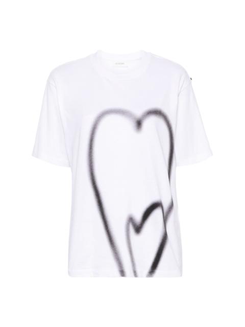 Sportmax heart-print cotton T-shirt