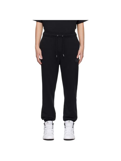 Black Jordan Flight Fleece Sweatpants