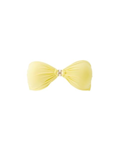MELISSA ODABASH ISTANBUL YELLOW BIKINI TOP